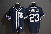 Padres 23 Fernando Tatis Jr. Navy Flexbase Jersey,baseball caps,new era cap wholesale,wholesale hats